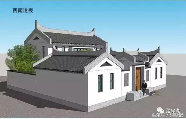 四合院別墅這樣蓋才好看，蓋好能傳幾代