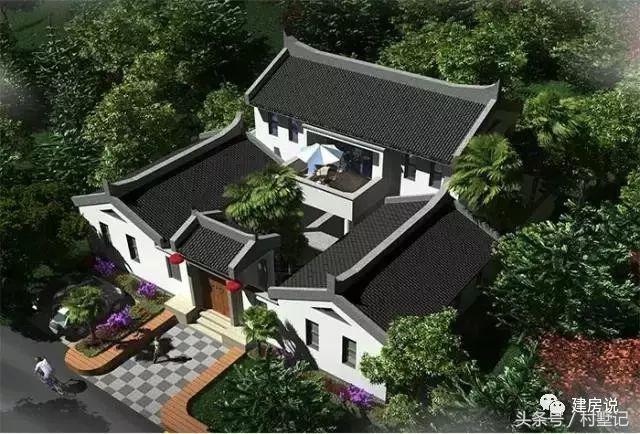 四合院別墅這樣蓋才好看，蓋好能傳幾代