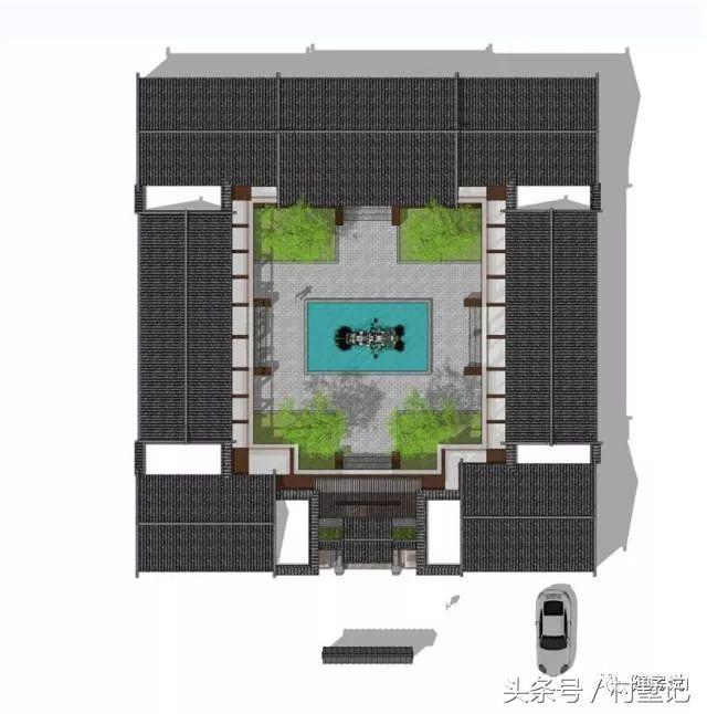 四合院別墅這樣蓋才好看，蓋好能傳幾代