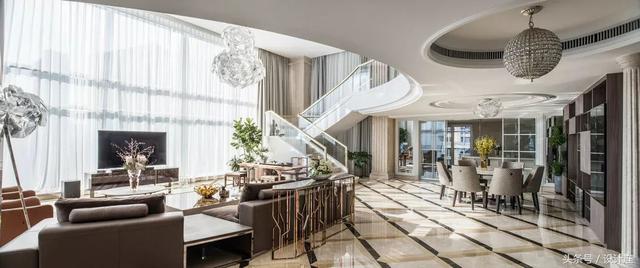 豪宅公寓裝修設(shè)計(jì)案例圖，不比別墅差