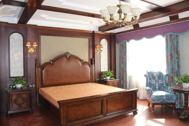 美式別墅豪宅裝修設(shè)計方案圖片，還帶小院子