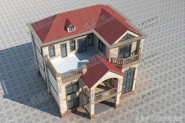 15*13米三層自建別墅方案圖，看起來高端、上檔次