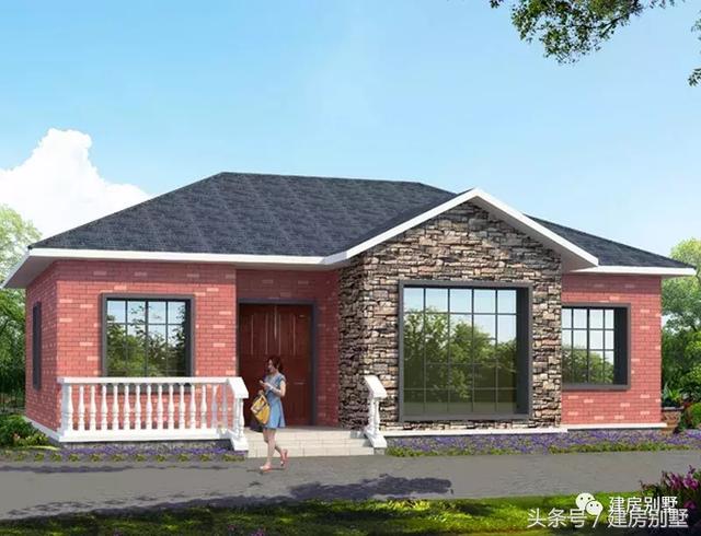 36款一層鄉(xiāng)村別墅圖片大全，時尚、精美、漂亮