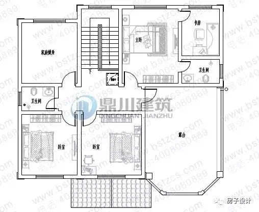 6款挑空客廳農(nóng)村別墅戶型圖，都帶大氣落地窗