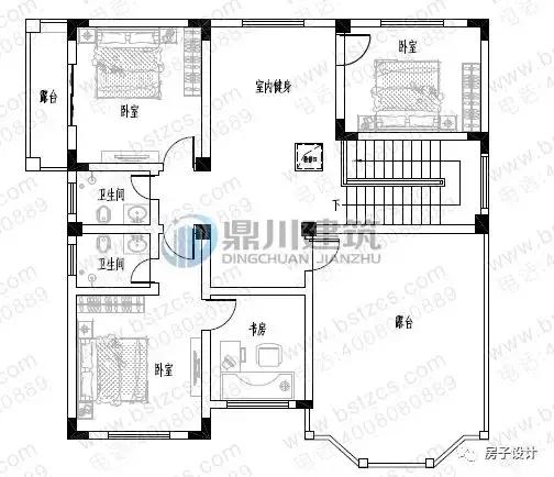 6款挑空客廳農(nóng)村別墅戶型圖，都帶大氣落地窗