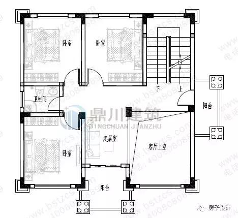 6款挑空客廳農(nóng)村別墅戶型圖，都帶大氣落地窗