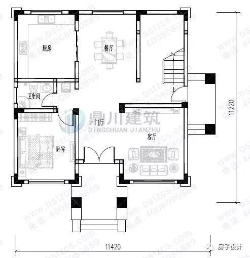 6款挑空客廳農(nóng)村別墅戶型圖，都帶大氣落地窗