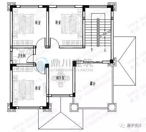 6款挑空客廳農(nóng)村別墅戶型圖，都帶大氣落地窗