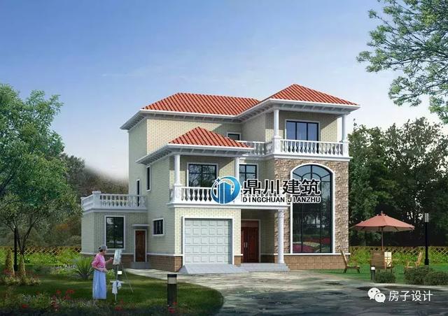 6款挑空客廳農(nóng)村別墅戶型圖，都帶大氣落地窗