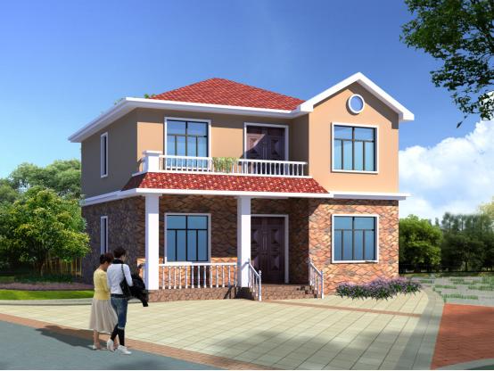 10套造價(jià)經(jīng)濟(jì)的二層小別墅，有20萬就能開工了