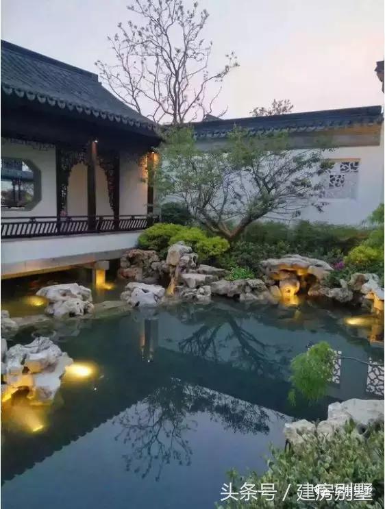 中式庭院設(shè)計別墅豪華實拍圖，美不美大伙評評