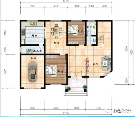 田園風(fēng)格農(nóng)村二層房屋設(shè)計圖，看著就愜意