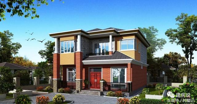 25款漂亮的自建別墅效果圖片，建房也要看顏值