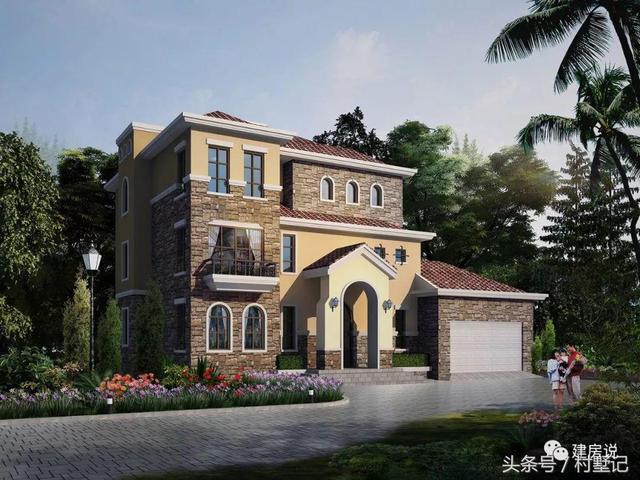 25款漂亮的自建別墅效果圖片，建房也要看顏值