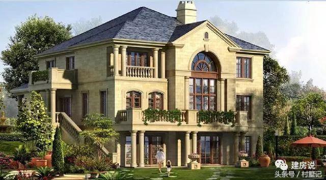 25款漂亮的自建別墅效果圖片，建房也要看顏值