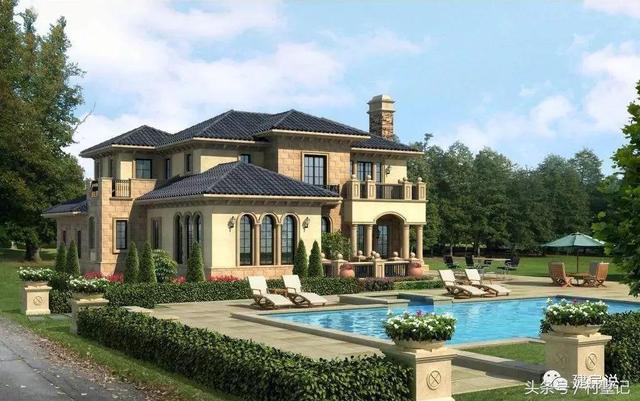 25款漂亮的自建別墅效果圖片，建房也要看顏值