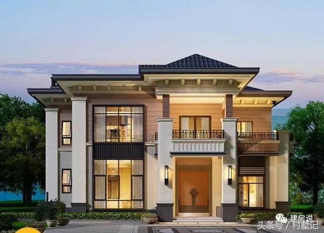 25款漂亮的自建別墅效果圖片，建房也要看顏值