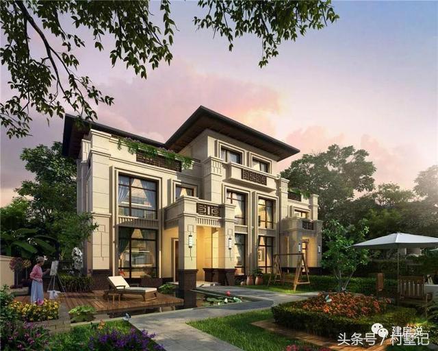 25款漂亮的自建別墅效果圖片，建房也要看顏值
