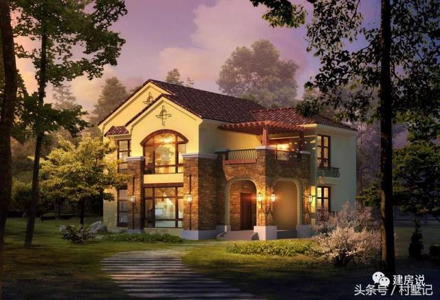 25款漂亮的自建別墅效果圖片，建房也要看顏值