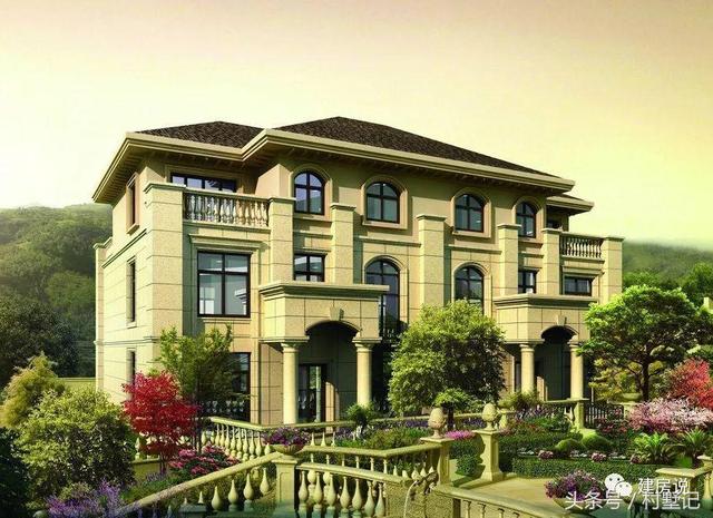 25款漂亮的自建別墅效果圖片，建房也要看顏值