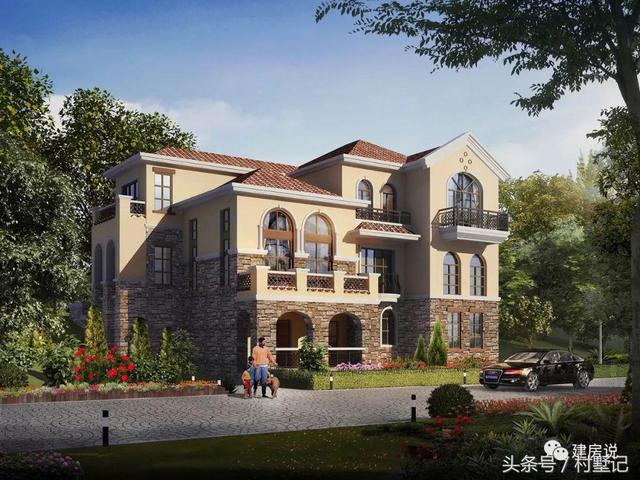 25款漂亮的自建別墅效果圖片，建房也要看顏值