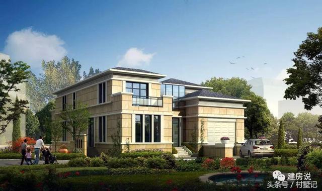 25款漂亮的自建別墅效果圖片，建房也要看顏值
