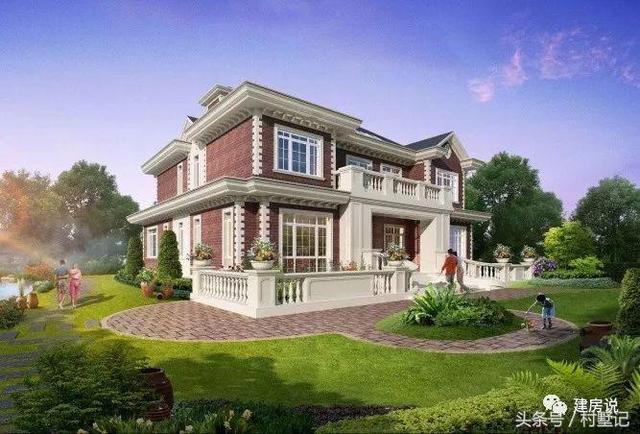 25款漂亮的自建別墅效果圖片，建房也要看顏值
