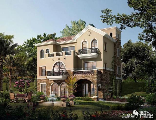 25款漂亮的自建別墅效果圖片，建房也要看顏值