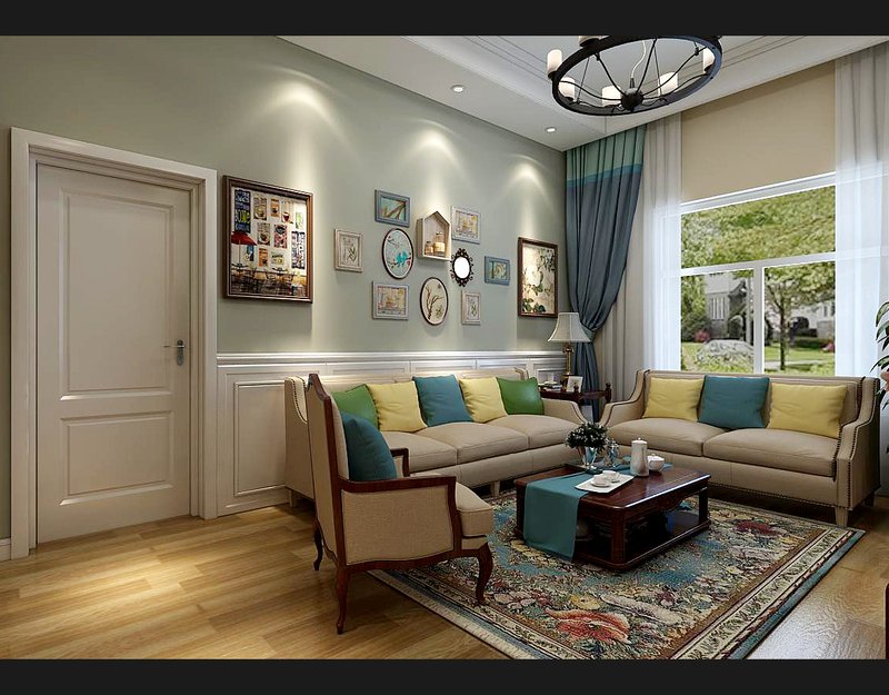 300平歐美風(fēng)情別墅裝修案例，這錢花得值