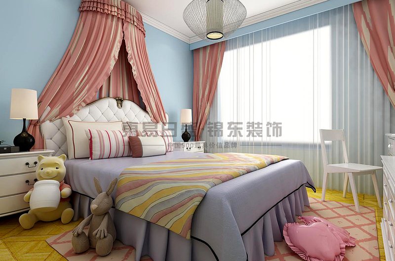 300平歐美風(fēng)情別墅裝修案例，這錢花得值