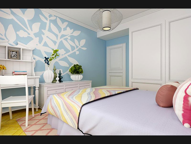 300平歐美風(fēng)情別墅裝修案例，這錢花得值