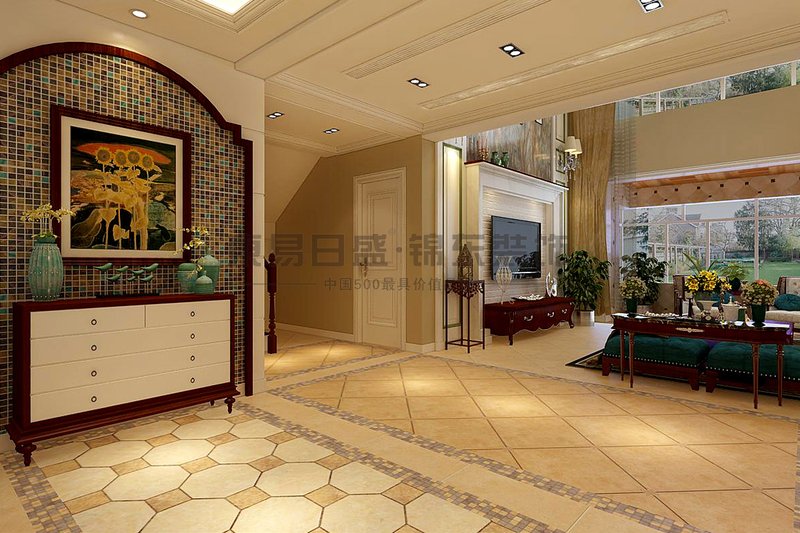 300平歐美風(fēng)情別墅裝修案例，這錢花得值