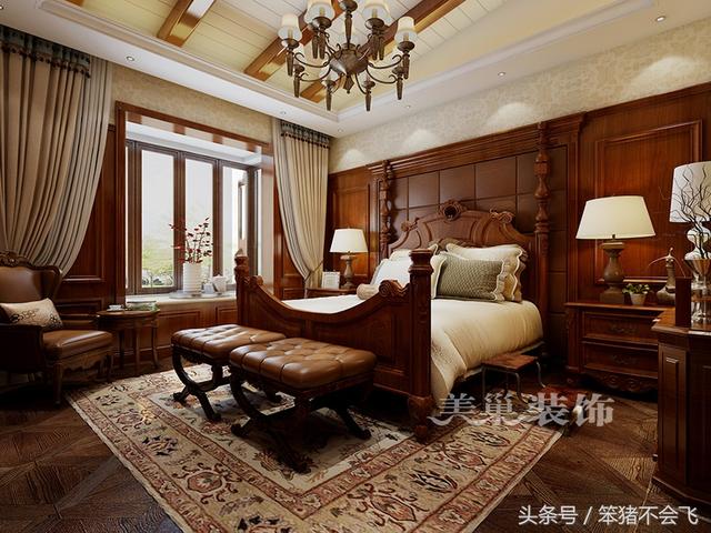 郊區(qū)自建別墅，古典風(fēng)格裝新案例實(shí)拍，土豪