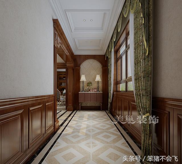 郊區(qū)自建別墅，古典風(fēng)格裝新案例實(shí)拍，土豪