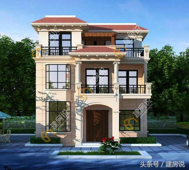 10款經(jīng)濟(jì)又好看的三層樓房設(shè)計(jì)方案，隨便挑一套建都是經(jīng)典