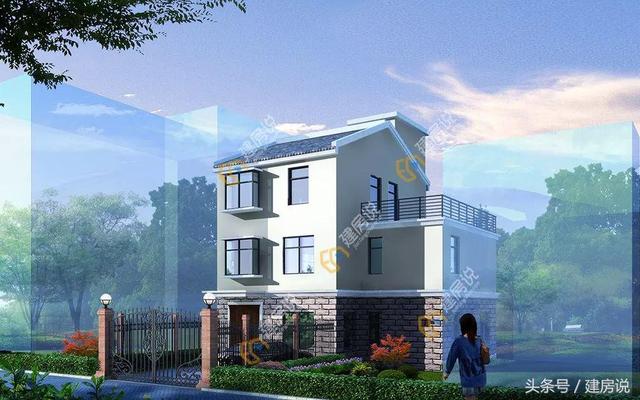 10款經(jīng)濟(jì)又好看的三層樓房設(shè)計(jì)方案，隨便挑一套建都是經(jīng)典