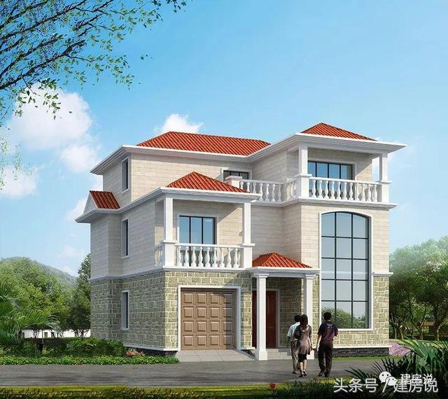 10款經(jīng)濟(jì)又好看的三層樓房設(shè)計(jì)方案，隨便挑一套建都是經(jīng)典
