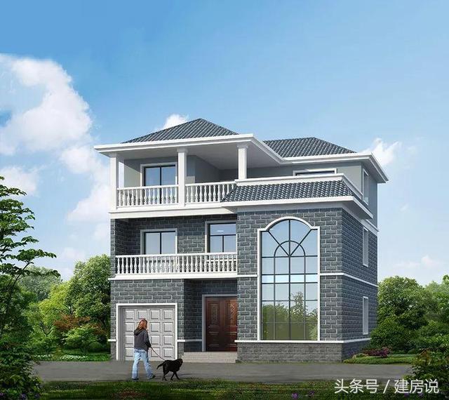 10款經(jīng)濟(jì)又好看的三層樓房設(shè)計(jì)方案，隨便挑一套建都是經(jīng)典