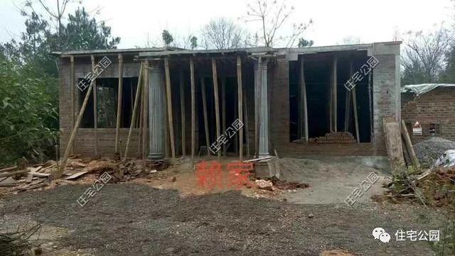 湖南農村蓋別墅過程實拍，附方案圖和建好實景照片