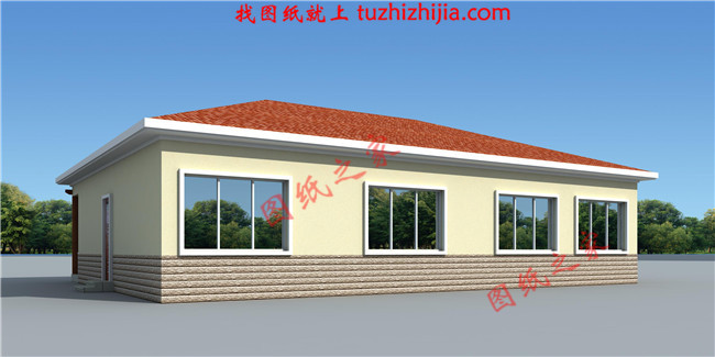 一層平房新農(nóng)村自建別墅，造價(jià)20萬以內(nèi)，占地面積200平米左右，獨(dú)家設(shè)計(jì)