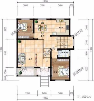 幾款10米開間的農(nóng)村小別墅戶型，你喜歡哪個？