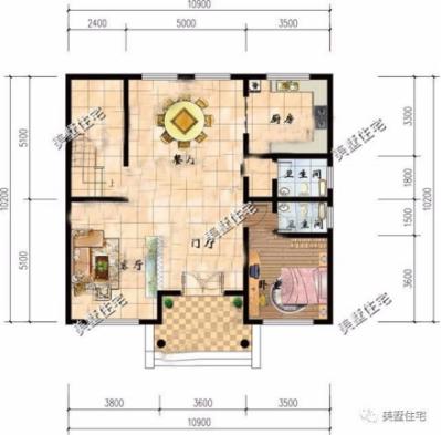 幾款10米開間的農(nóng)村小別墅戶型，你喜歡哪個？