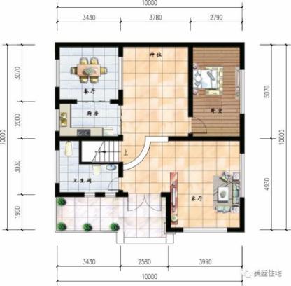 幾款10米開間的農(nóng)村小別墅戶型，你喜歡哪個？