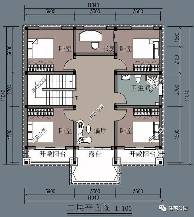 幾款帶院子的農(nóng)村自建別墅設(shè)計(jì)方案，有院子才叫別墅