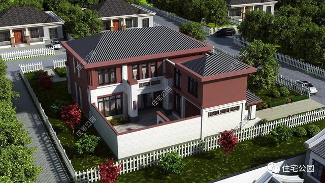 幾款帶院子的農(nóng)村自建別墅設(shè)計(jì)方案，有院子才叫別墅