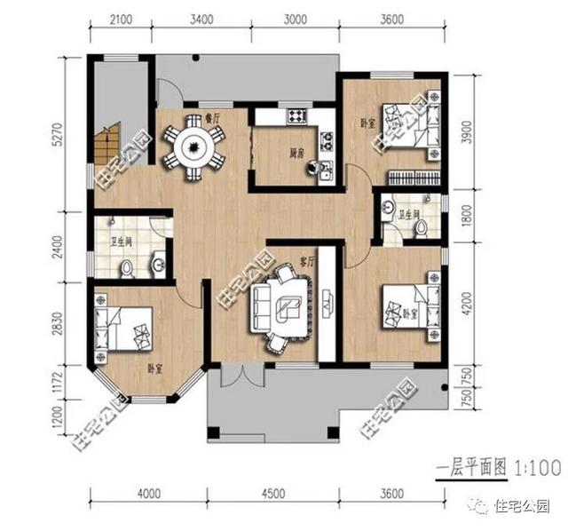 12X14米新農村二層小別墅設計圖，附建好實拍照片