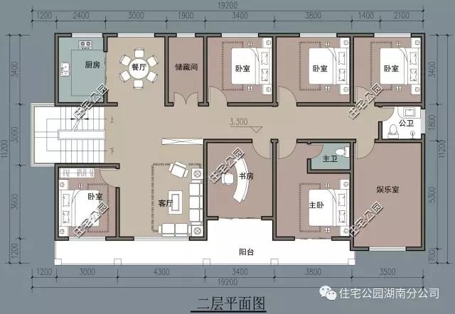 10套帶堂房的自建房戶型圖，喜歡堂房的快來(lái)看看