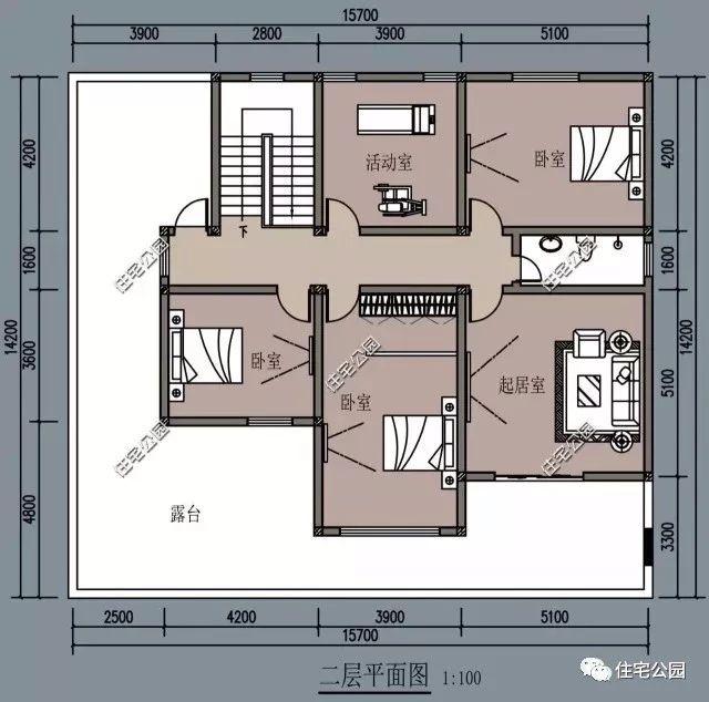 10套帶堂房的自建房戶型圖，喜歡堂房的快來(lái)看看