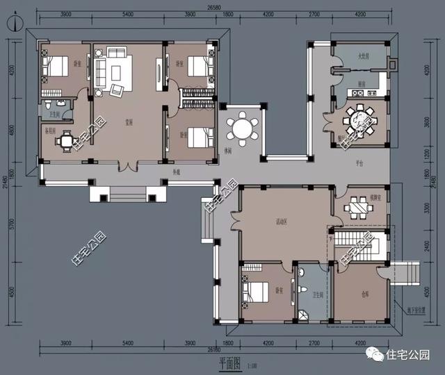 10套帶堂房的自建房戶型圖，喜歡堂房的快來(lái)看看