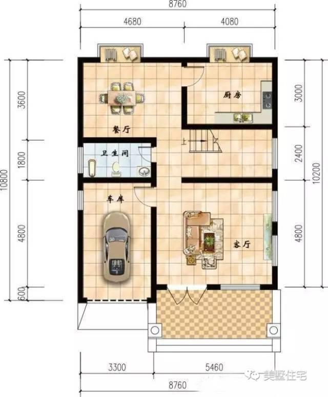 適合小宅基地的農(nóng)村房屋設(shè)計圖，小戶型建出大效果